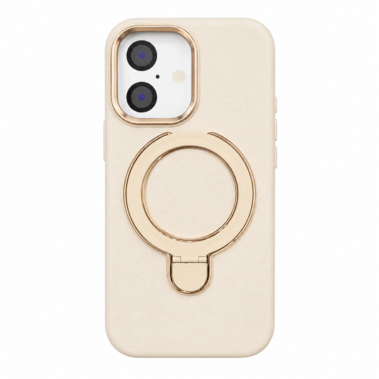 CASE MGS SOPORTE CUERO PIEL IPH 17