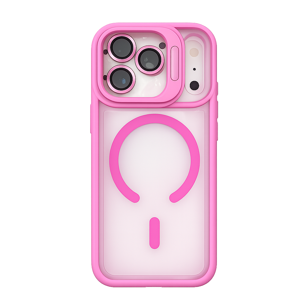 COMBO MGS FUCSIA CON SOPORTE IPH 17 PRO
