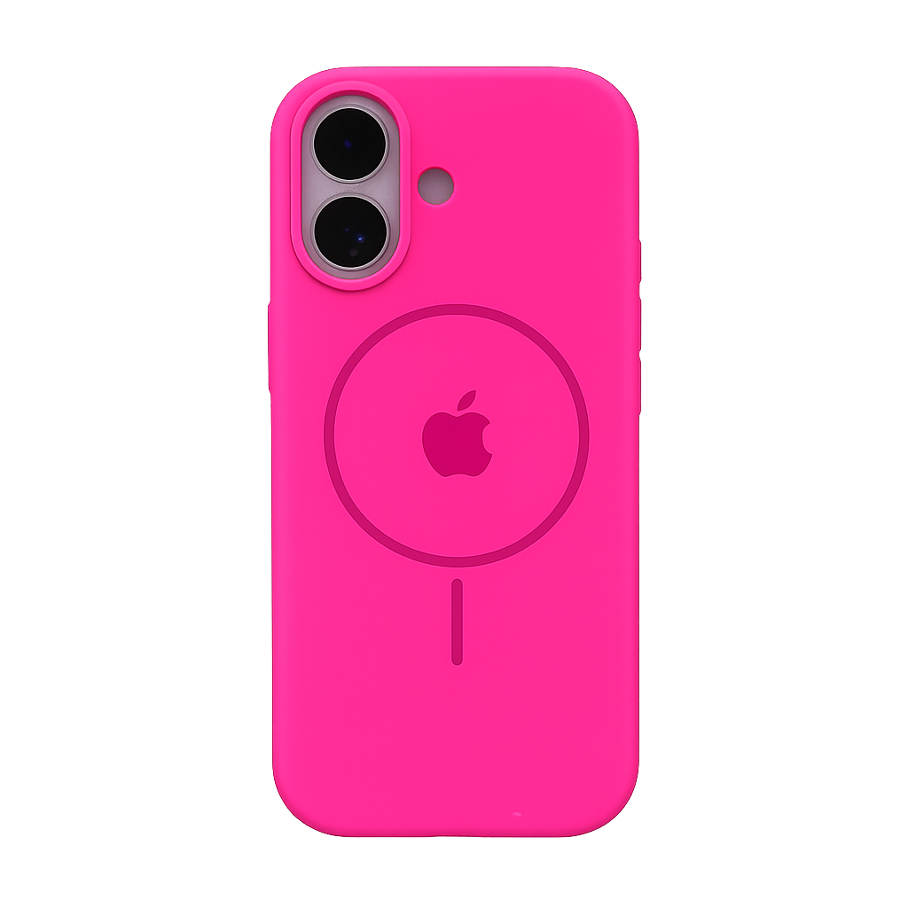 CASE SILICON ORIGINAL FUCSIA IPH 17