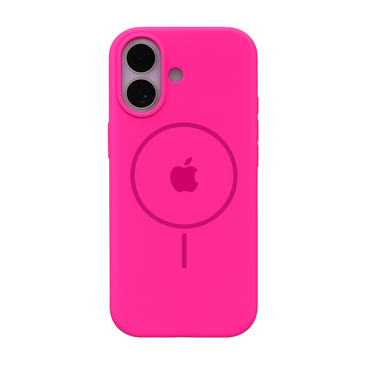 CASE SILICON ORIGINAL FUCSIA IPH 17