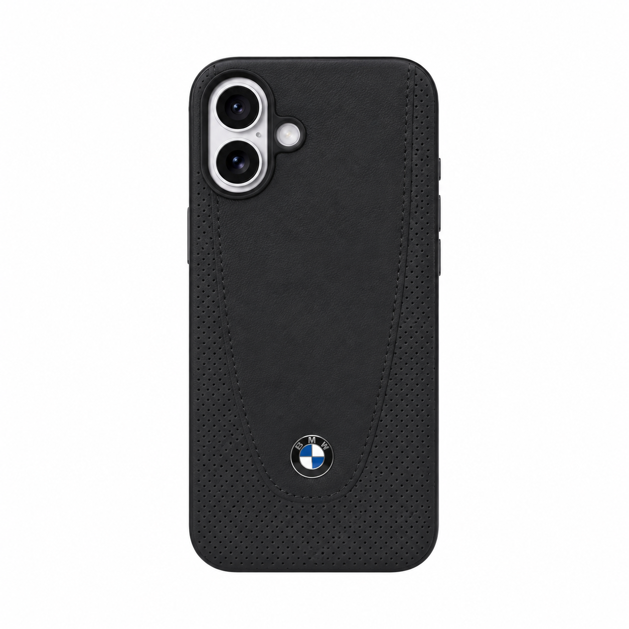 CASE CUERO NEGRO MATE BMW IPH 16