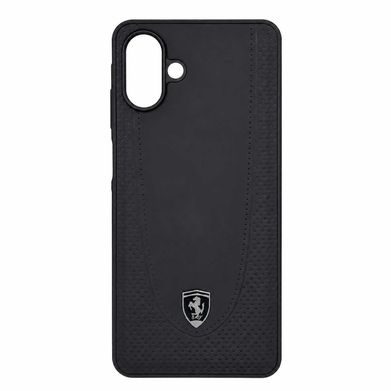 CASE CUERO NEGRO MATE FERRARI SM A07