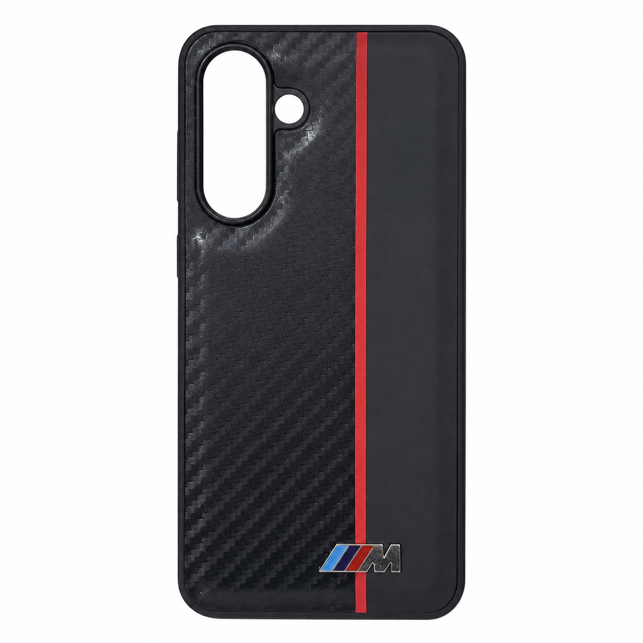 CASE FIBRA Y CUERO NEGRO BMW SM A07