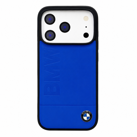 CASE AZUL GAMUSA BMW IPH 17 PRO MAX