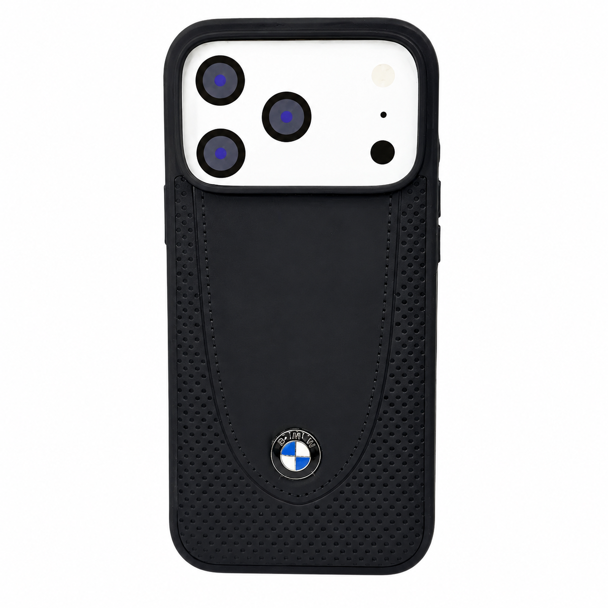 CASE CUERO NEGRO MATE BMW IPH 17 PRO MAX