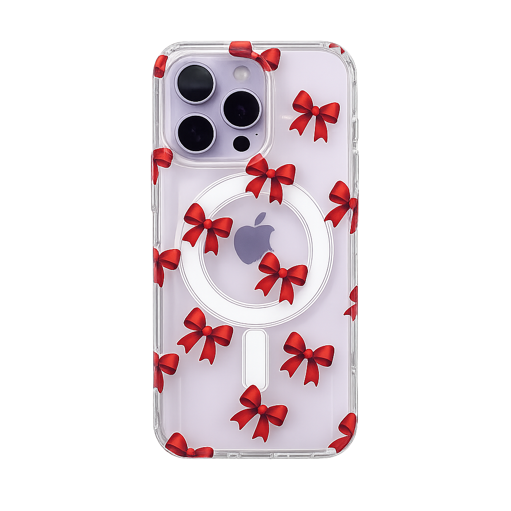 CASE LAZOS ROJOS MAGSAFE Y STRAP IPH 13 PRO MAX