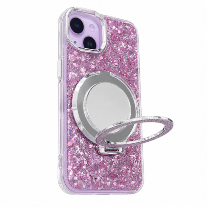 CASE SOPORTE CON ESPEJO ROSA IPH 13/14/15