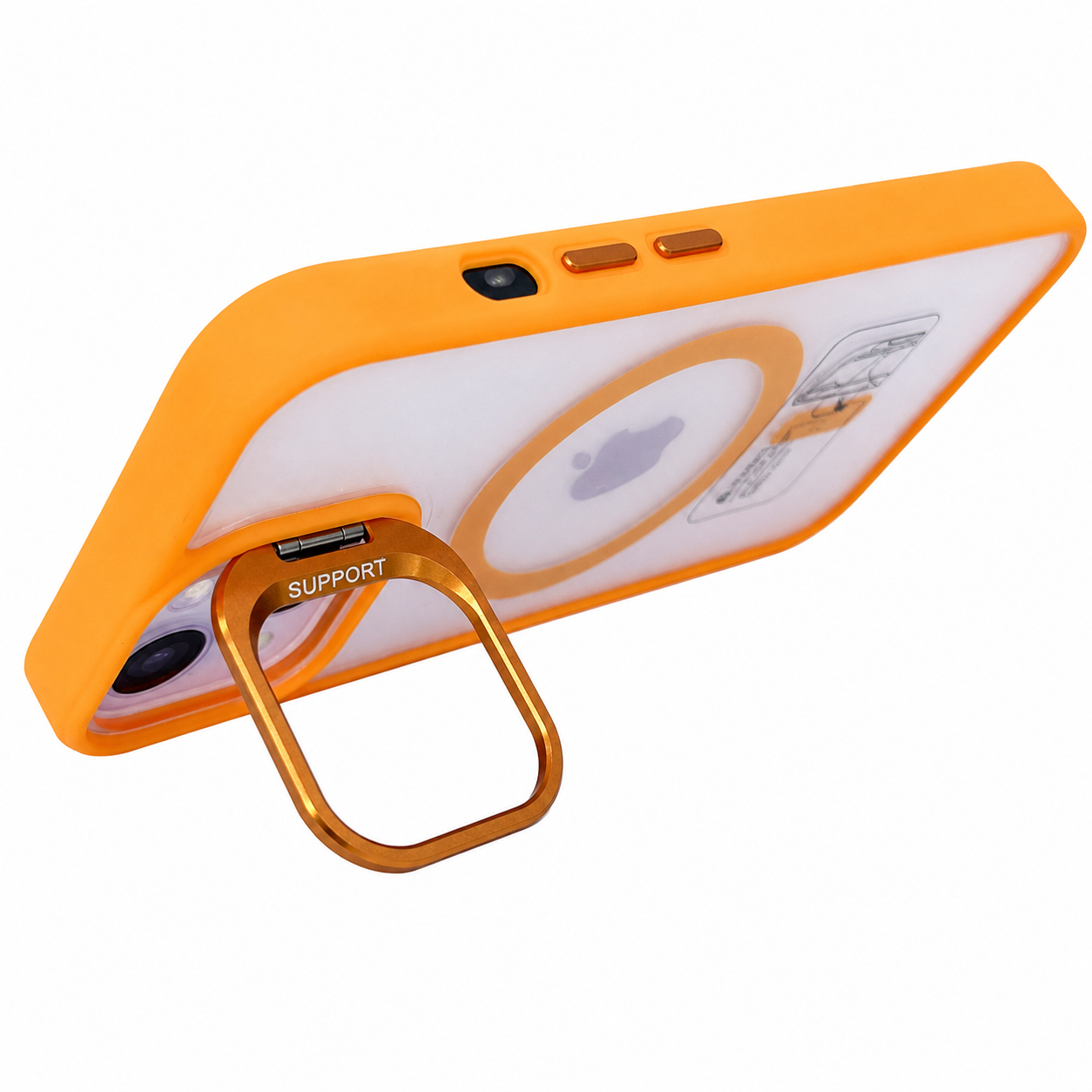 COMBO MGS NARANJA CON SOPORTE IPH 13/14/15