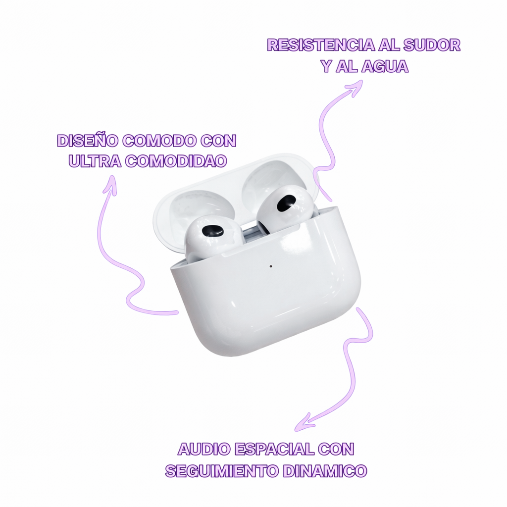 AirPods Serie 3 + Forro gratis