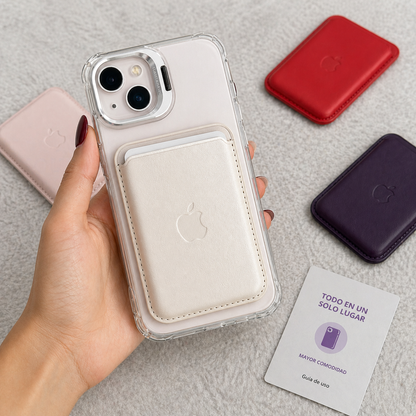 WALLET MAGSAFE TONO ROSA / ACCESORIOS Y MAS