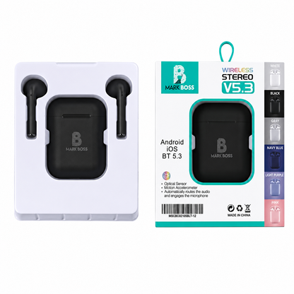 AUDIFONOS INALAMBRICOS i12 MARKBOOSS