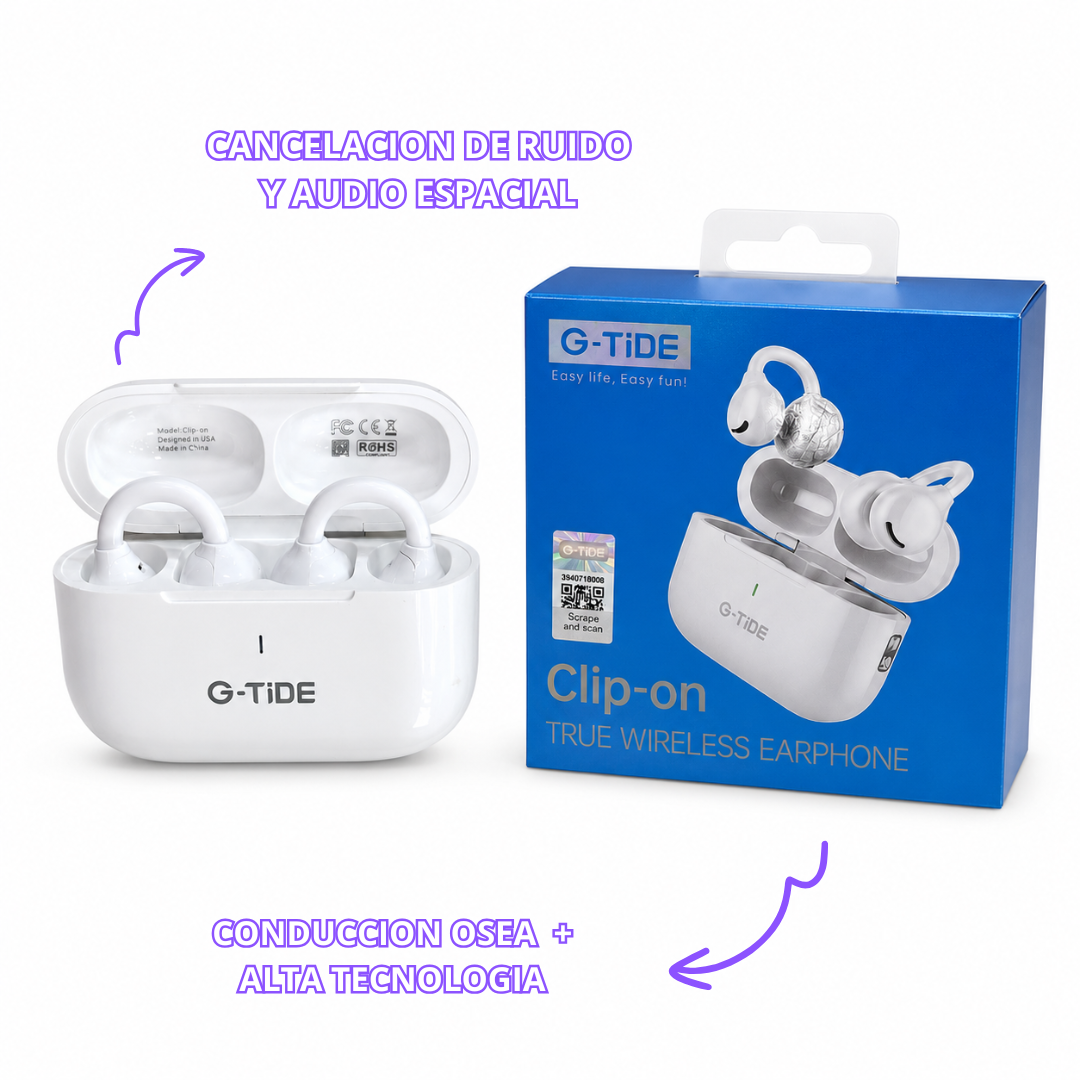 AUDIFONOS CLIP ON G-TIDE EARPHONE