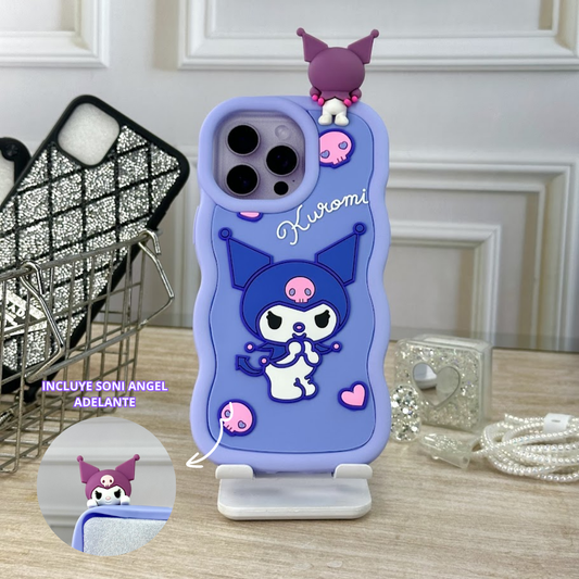 Kuromi lila 3D IPH 16 PRO MAX