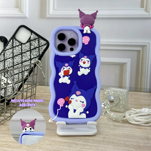 Kuromi morada IPH 15 PRO MAX