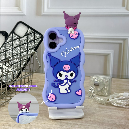 Kuromi lila 3D IPH 16