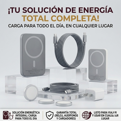 Kit Todo en 1: Reloj Ultra + Audífonos GRATIS + Carga Completa