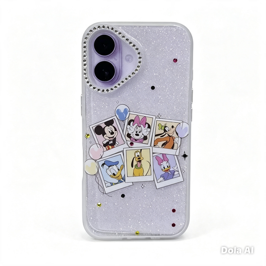 CASE MICKEY Y SUS AMIGOS MAS AROS IPH 16/17