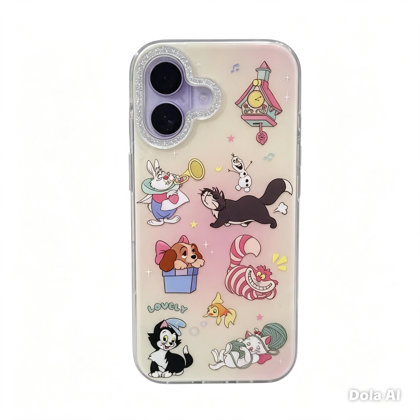 CASE DISNEY LOVERY MAS AROS IPH 16/17