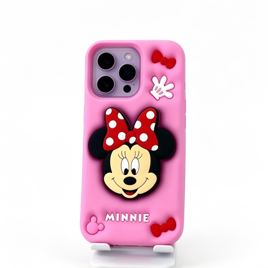 Mini rosa 3D IPH 14 PRO MAX / 13 PRO MAX
