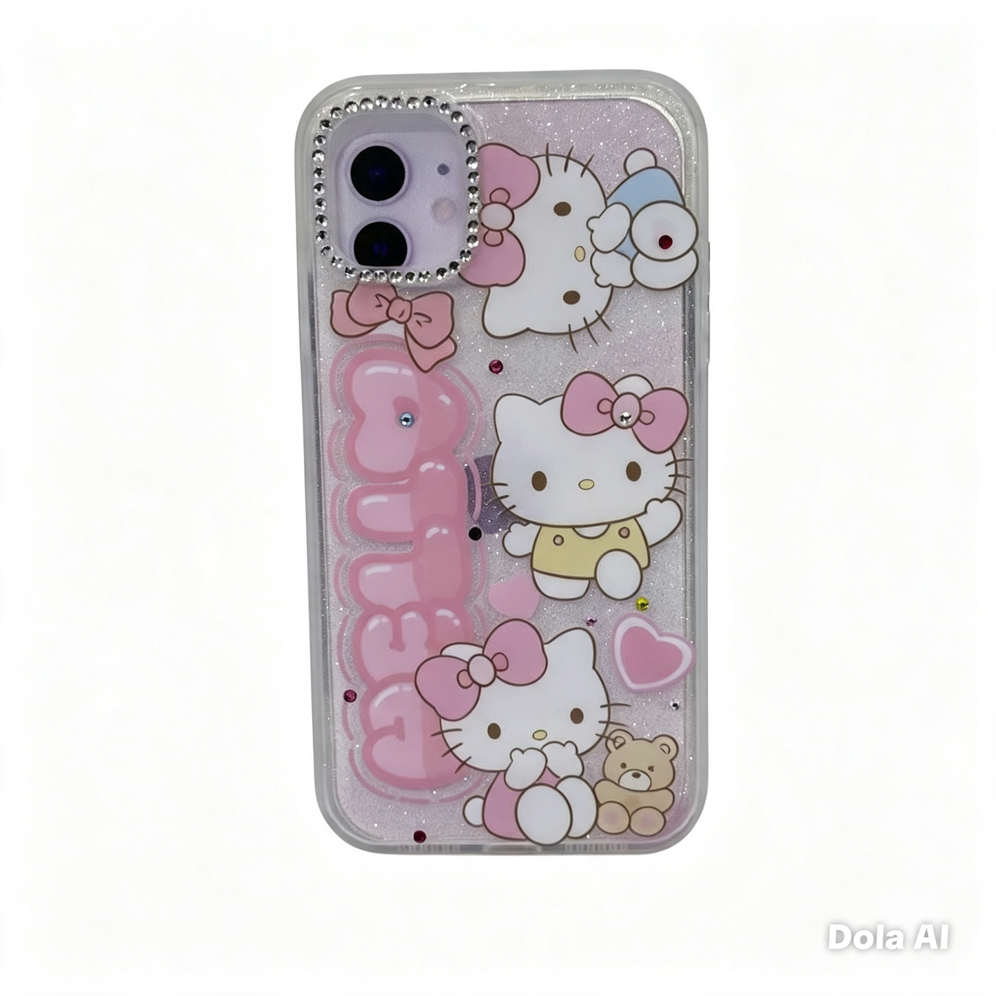 CASE H KITTY BRILLOS MAS AROS IPH 11