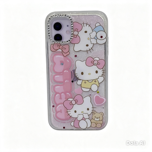 CASE H KITTY BRILLOS MAS AROS IPH 11