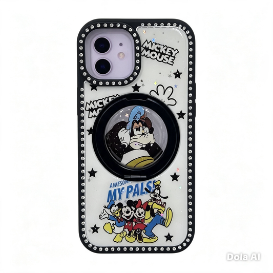 CASE DOBLE MGS SOPORTE 360 MICKEY MAUSE IPH 13/14/15