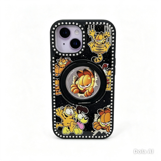 CASE DOBLE MGS SOPORTE 360 GARFIELD IPH 13/14/15