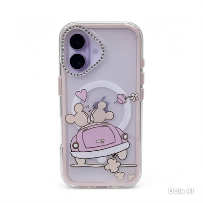 CASE STRAP COQUETE MICKEY MGS IPH 16/17