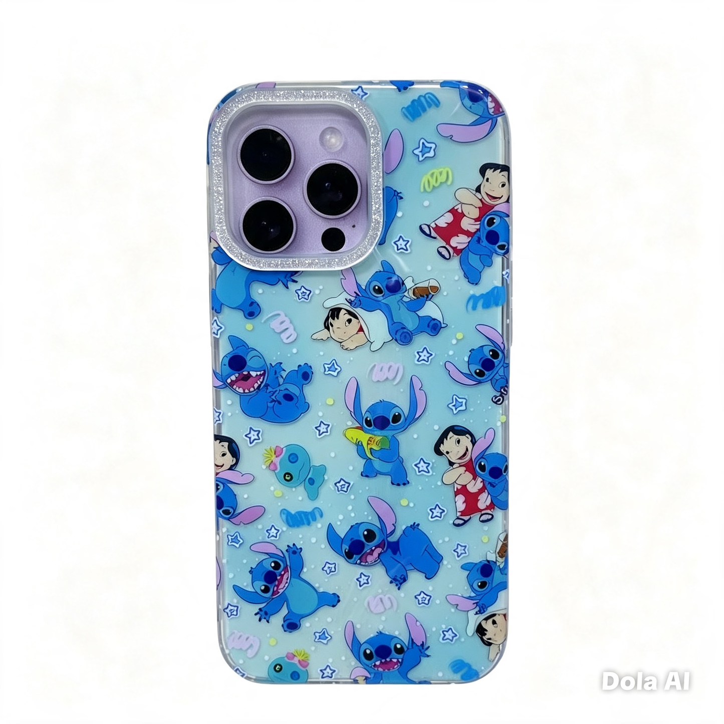CASE LILO Y STICH MAS AROS IPH 16 PRO MAX