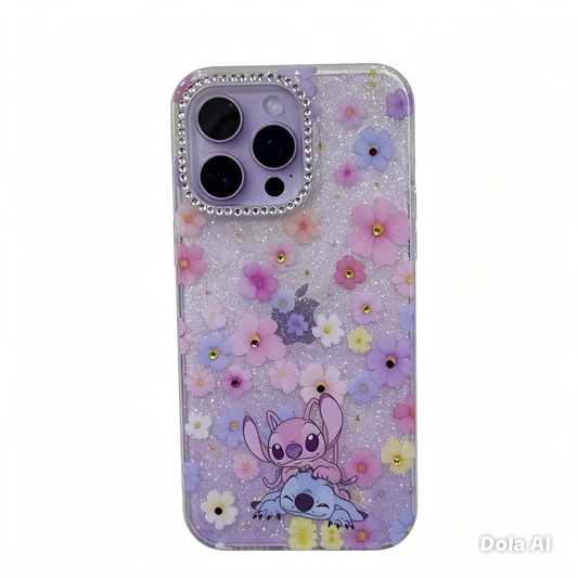 CASE ANGELA Y STITCH MAS AROS IPH 14 PRO MAX