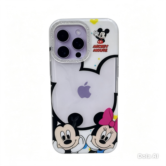 CASE MINNIE Y MICKEY MAS AROS IPH 16 PRO MAX
