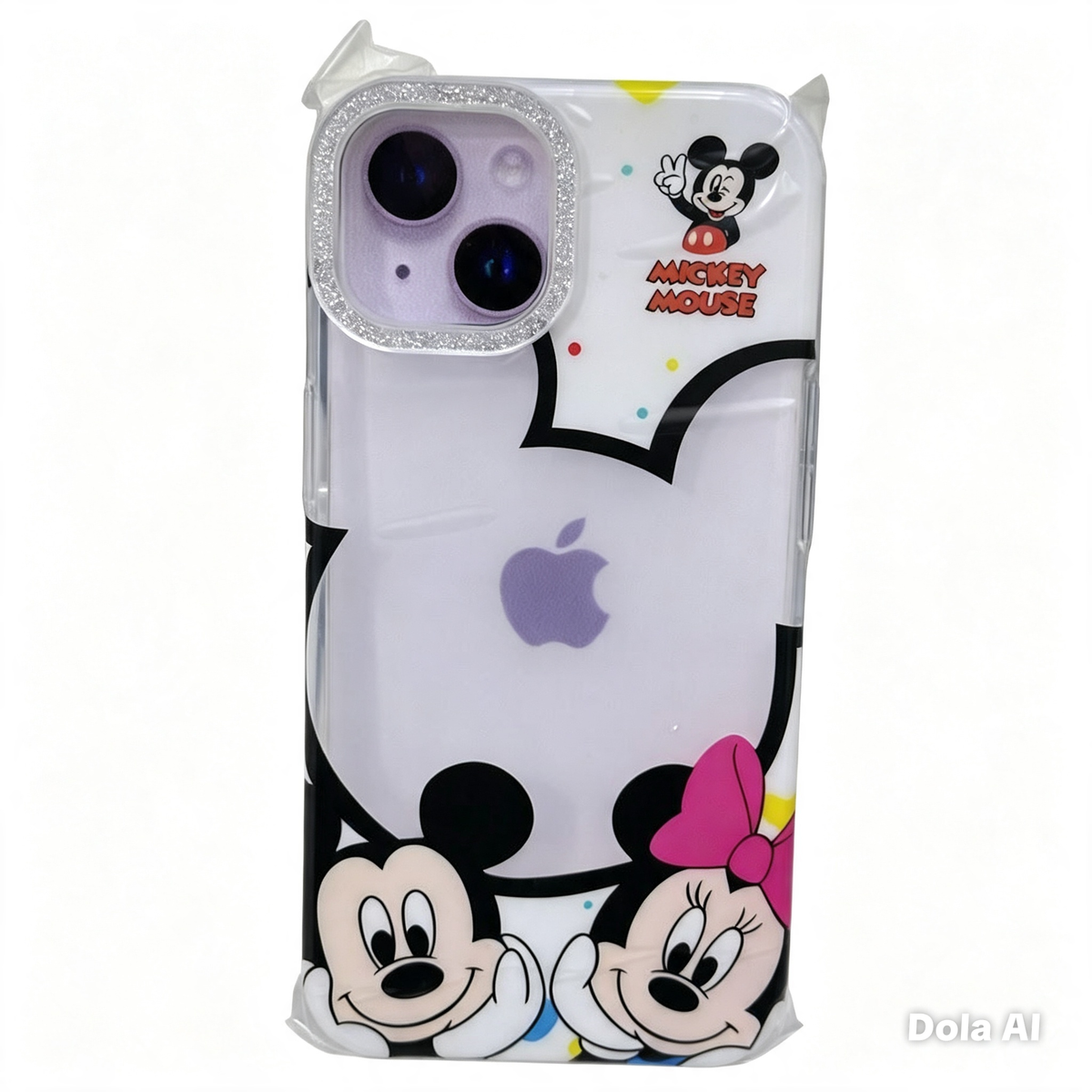 CASE MINNIE Y MICKEY MAS AROS IPH 13/14/15