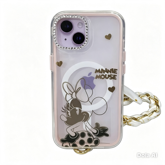 CASE STRAP COQUETE MINNIE MGS IPH 13/14/15
