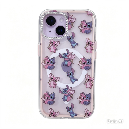 CASE STRAP COQUETE STITCH MGS IPH 13/14/15