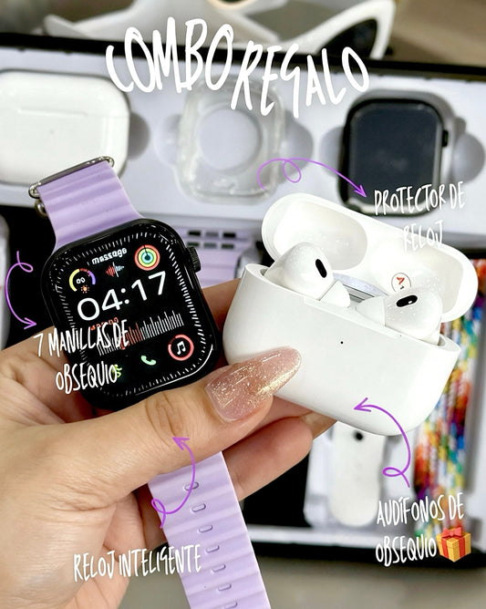 Audífono OBSEQUIO + Reloj Inteligente + 7 Pulsos GRATIS