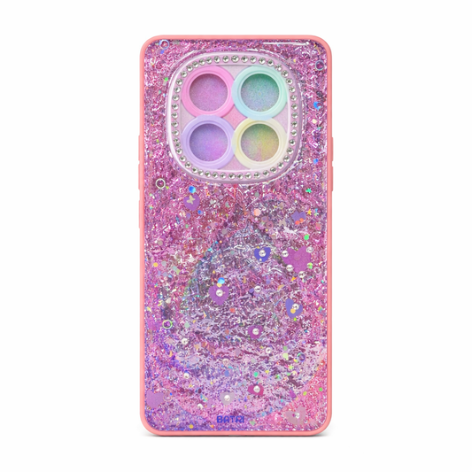 CASE TORNASOL MINI CORAZONES ROSA NOTE 15 4G