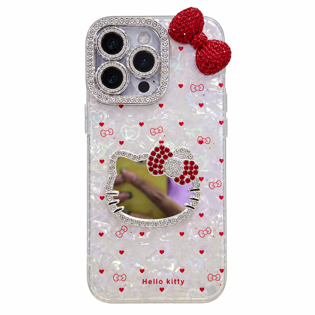 CASE HELLO KITTY LAZO ROJO IPH 14 PRO MAX