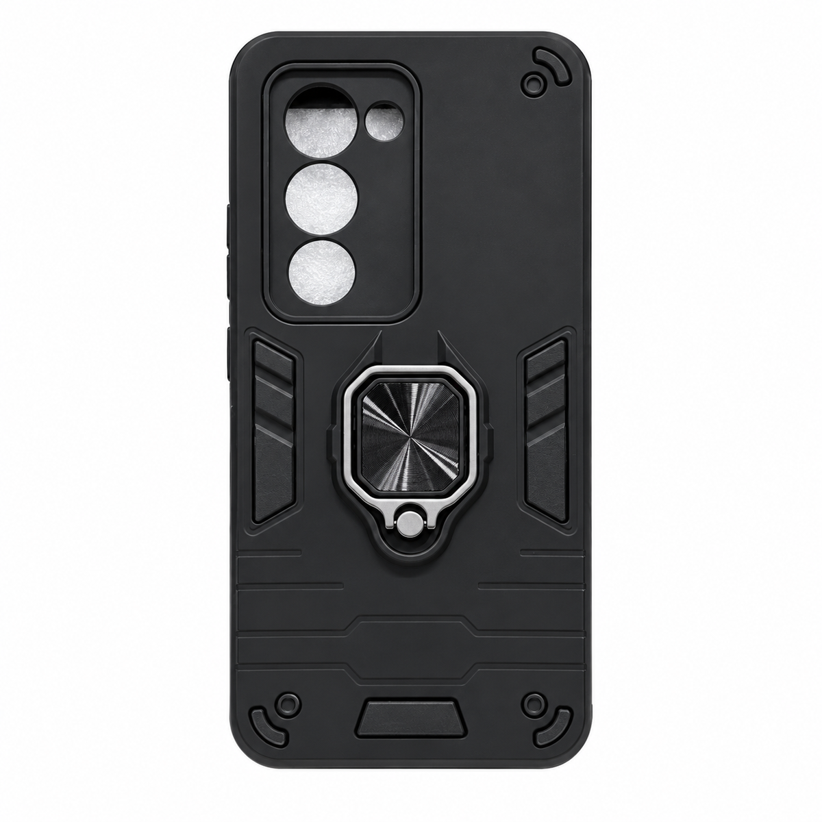 CASE BUNKER NEGRO CON SOPORTE REDMI 15