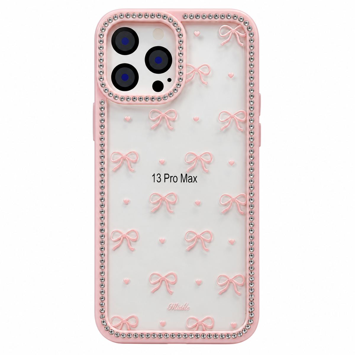 CASE BORDE PIEDRAS COQUET IPH 12 PRO MAX/13 PRO MAX