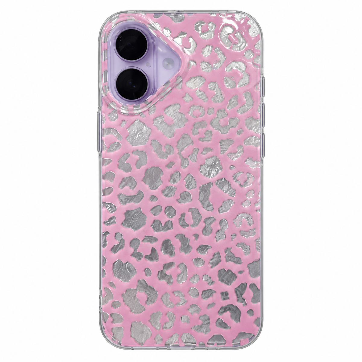 CASE LEOPARDO PINK IPH 16/17