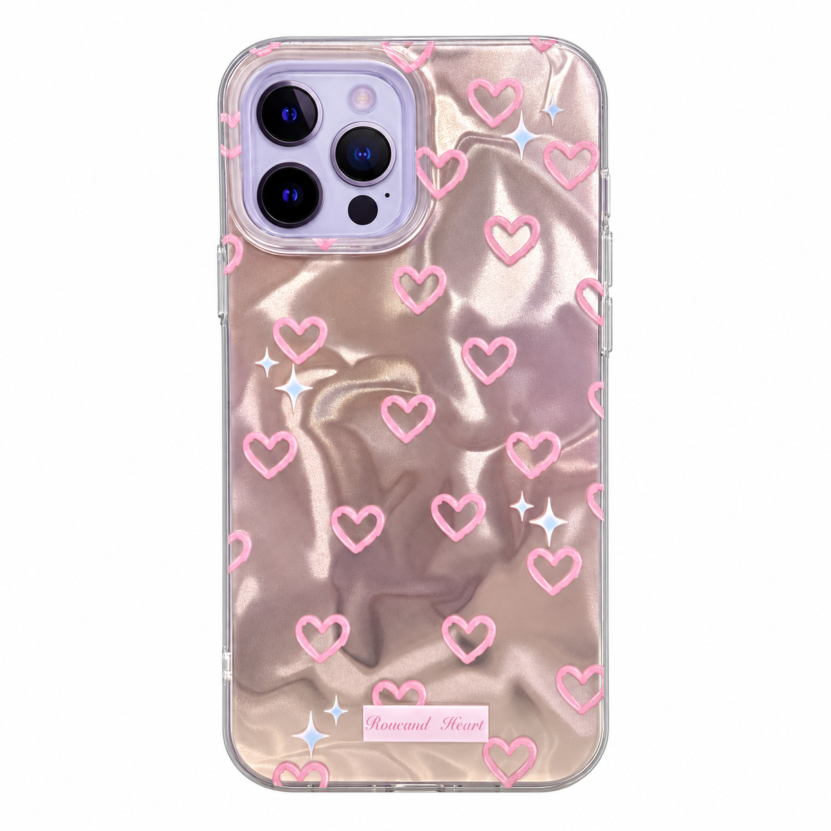 CASE MINI CORAZONES TORNASOL IPH 12 PRO MAX/13 PRO MAX