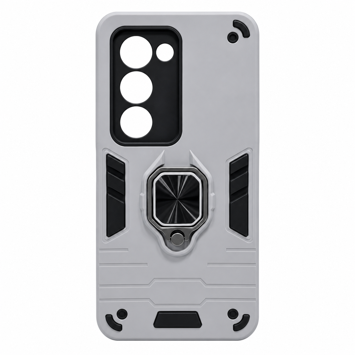 CASE BUNKER GRIS CON SOPORTE REDMI 15