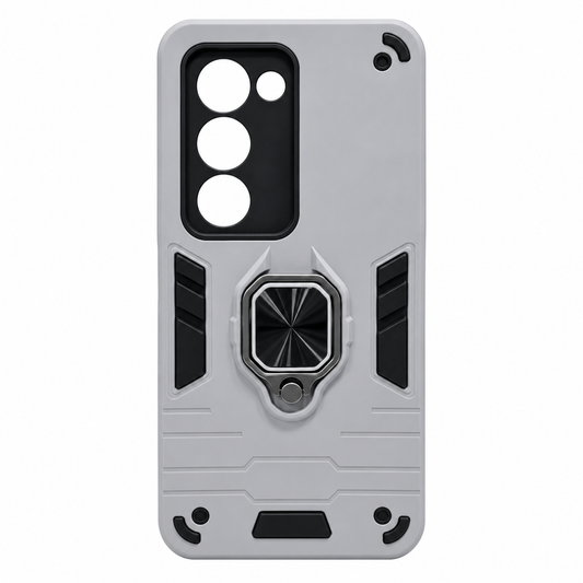 CASE BUNKER GRIS CON SOPORTE REDMI 15