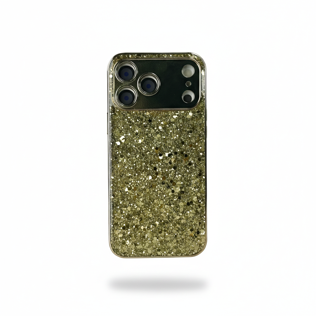 GLITTER DORADO IPH 17 PRO MAX
