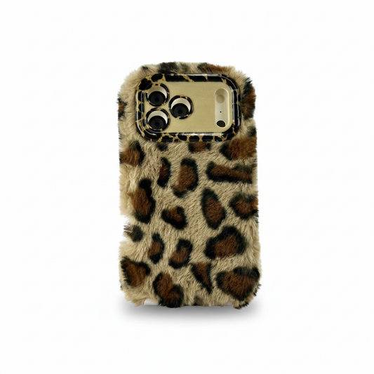 Animal print peluche IPH 17 PRO MAX