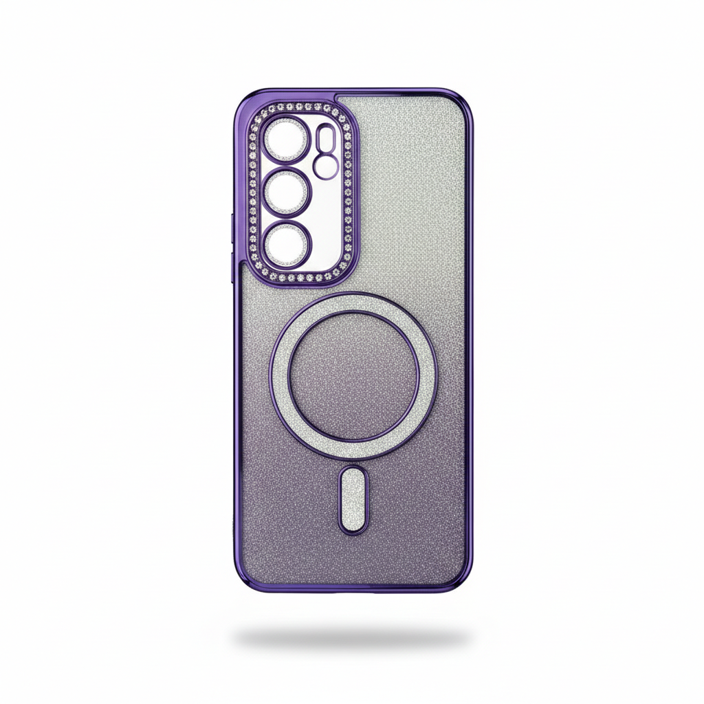GLITTER MAGSAFE MORADO INFINIX HOT 60i