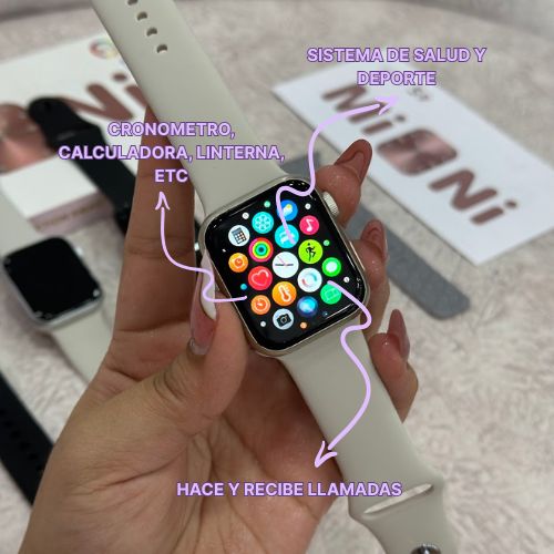 Reloj Smart S9 MINI + 2 Bandas