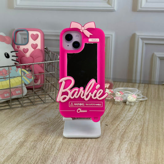 barbie silicona espejo iph 13/14