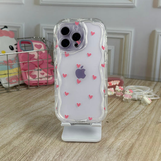 Antigolpes mini corazones IPH 14 PRO MAX