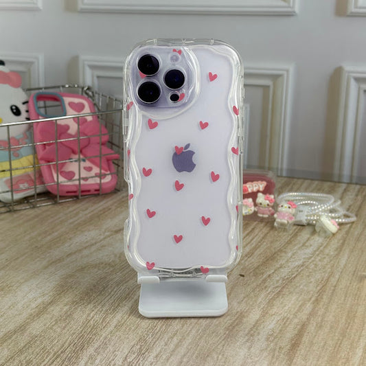 Antigolpes mini corazones IPH 14 PRO